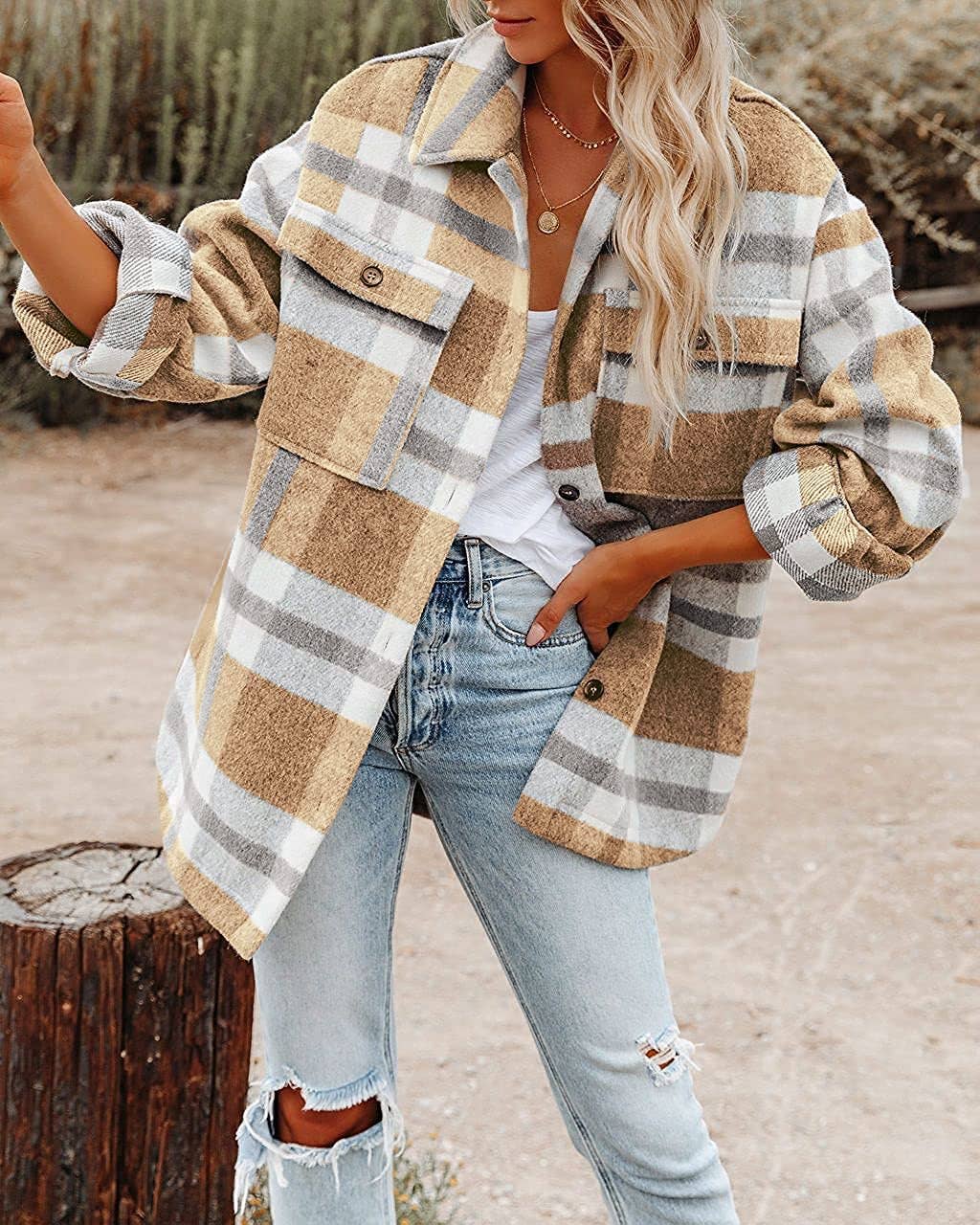 Women's Plaid Shacket