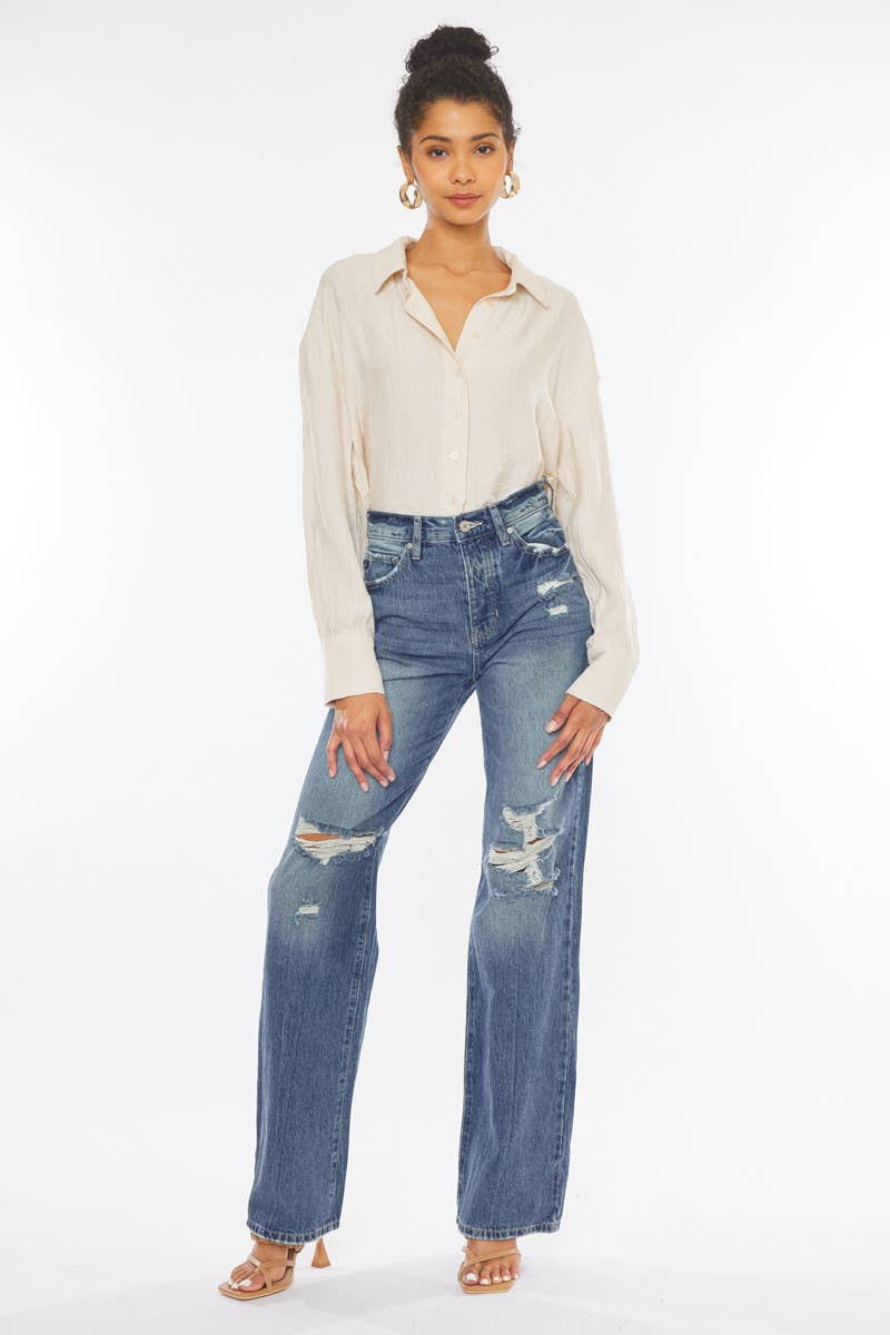 KANCAN WIDE LEG ULTRA HIGH RISE JEAN