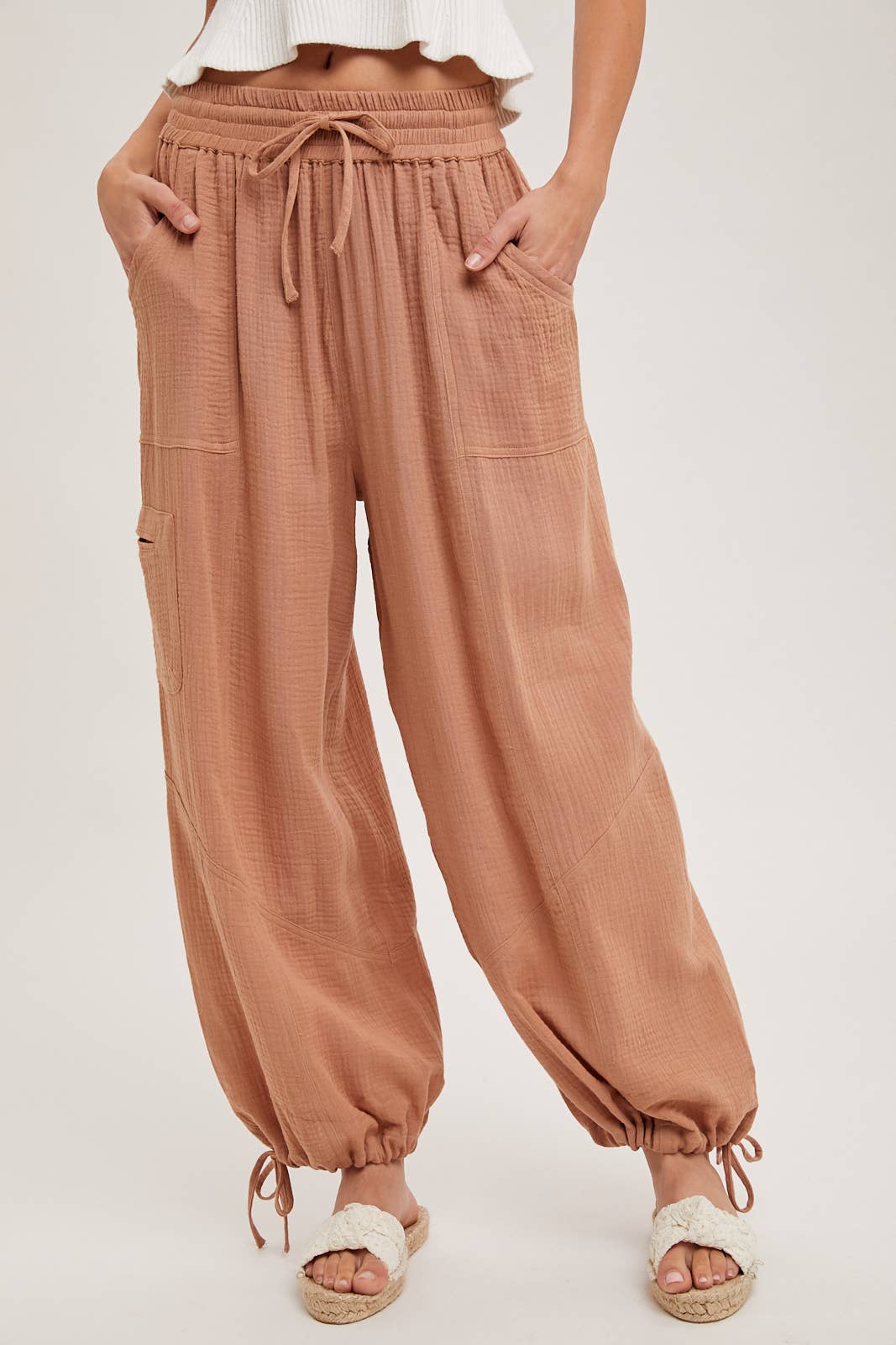 JOGGER HAREM DRAWSTRING PANTS