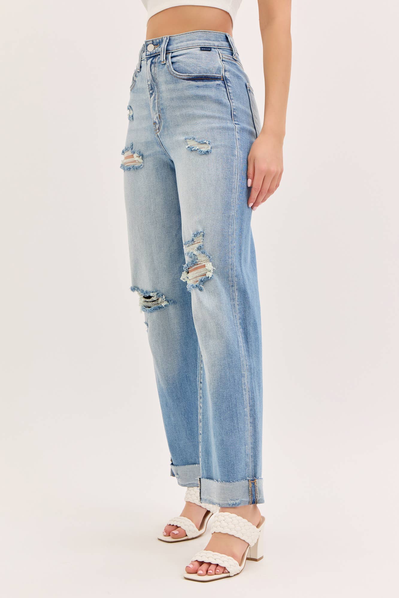 Cello High Rise Dad Jean