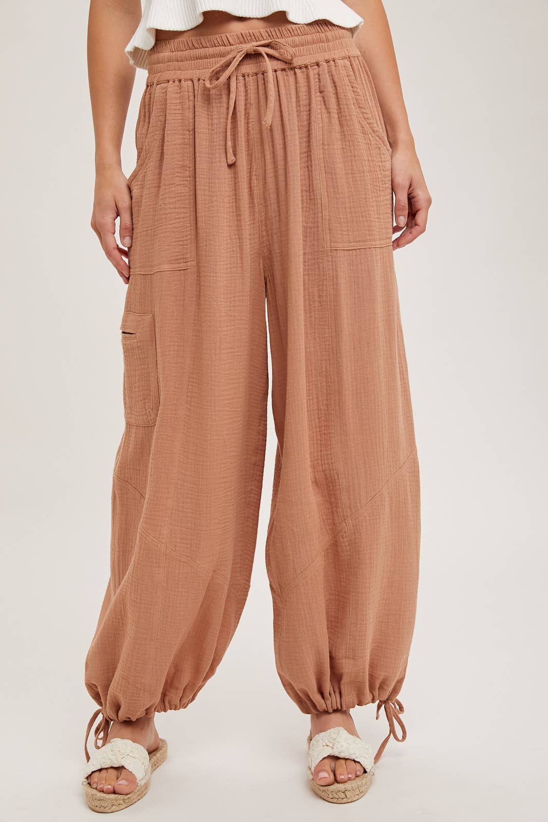 JOGGER HAREM DRAWSTRING PANTS