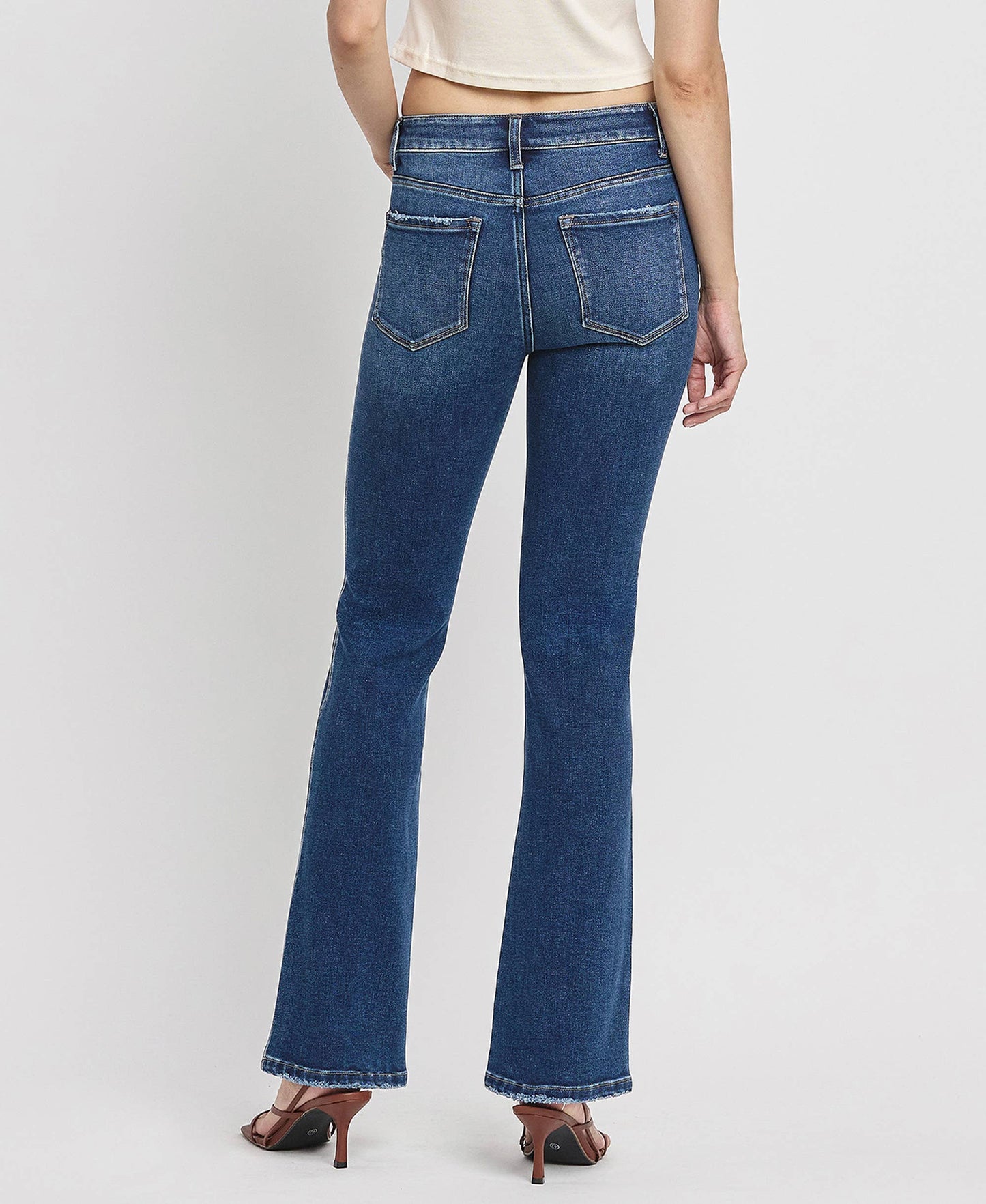 VERVET HIGH RISE FULL LENGTH BOOTCUT JEANS