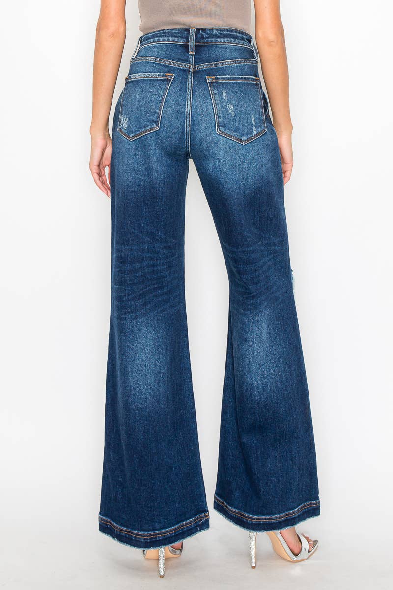 ARTEMIS VINTAGE *HYBRID STYLE* ULTRA HIGH RISE RELAXED FLARE JEANS