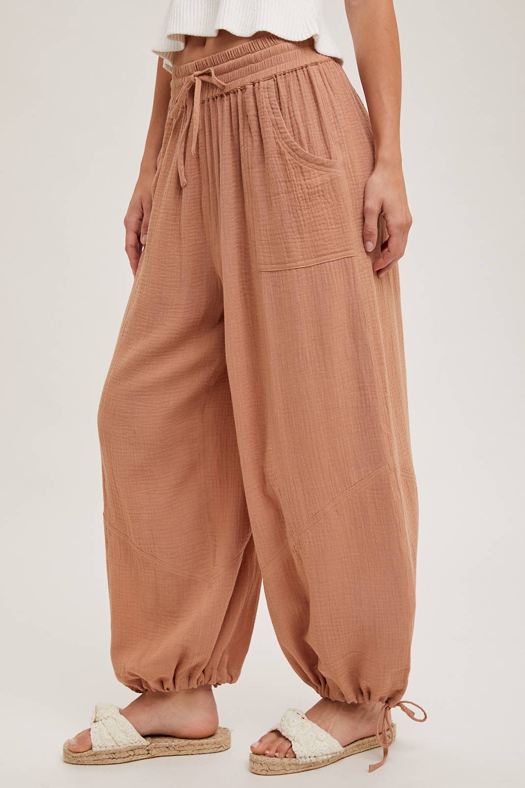 JOGGER HAREM DRAWSTRING PANTS
