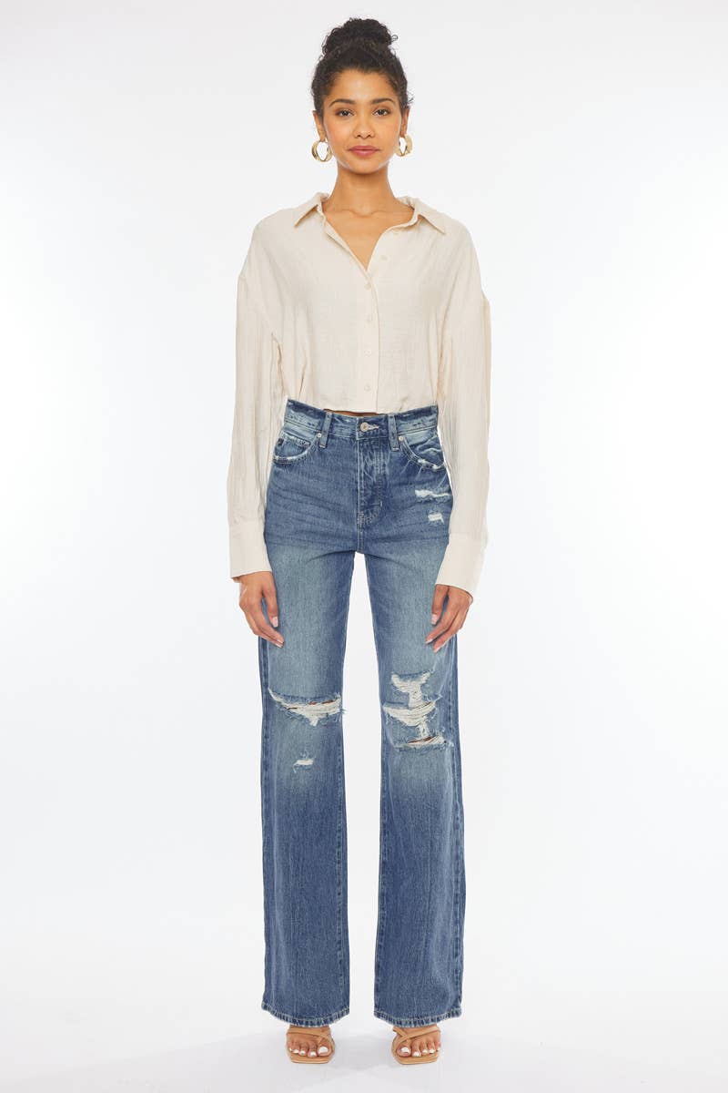 KANCAN WIDE LEG ULTRA HIGH RISE JEAN