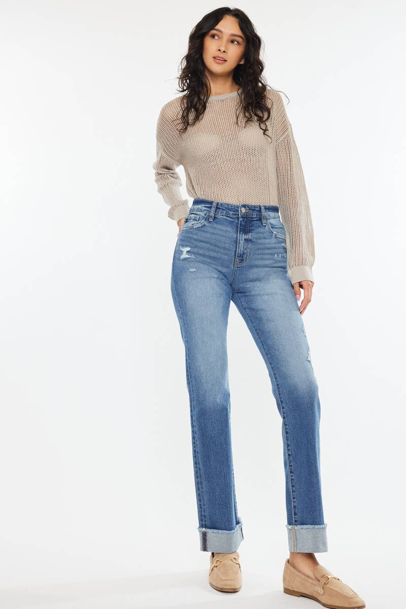 KANCAN HIGH RISE STRAIGHT JEAN