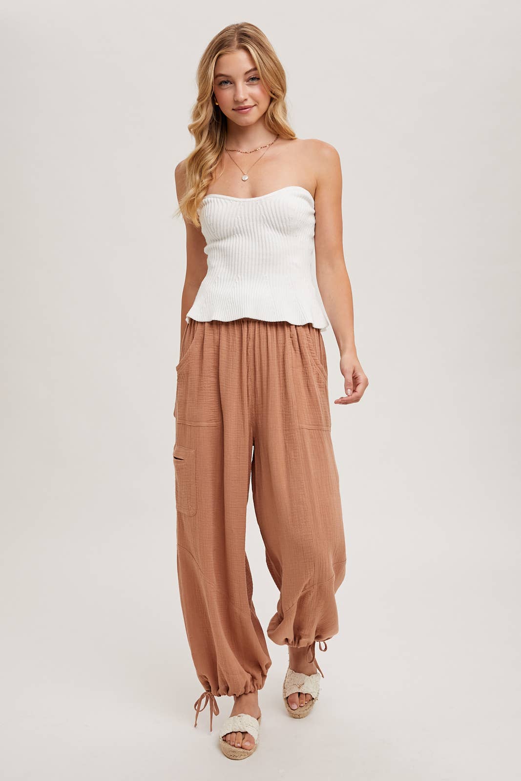JOGGER HAREM DRAWSTRING PANTS