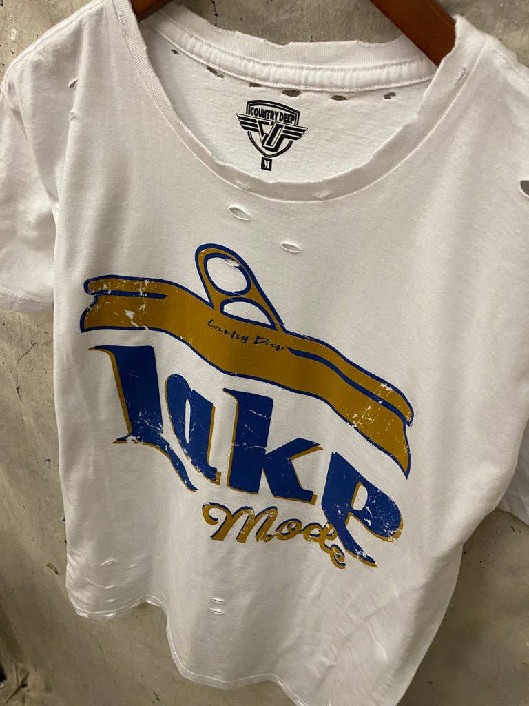 Lake Mode distressed vintage T shirt