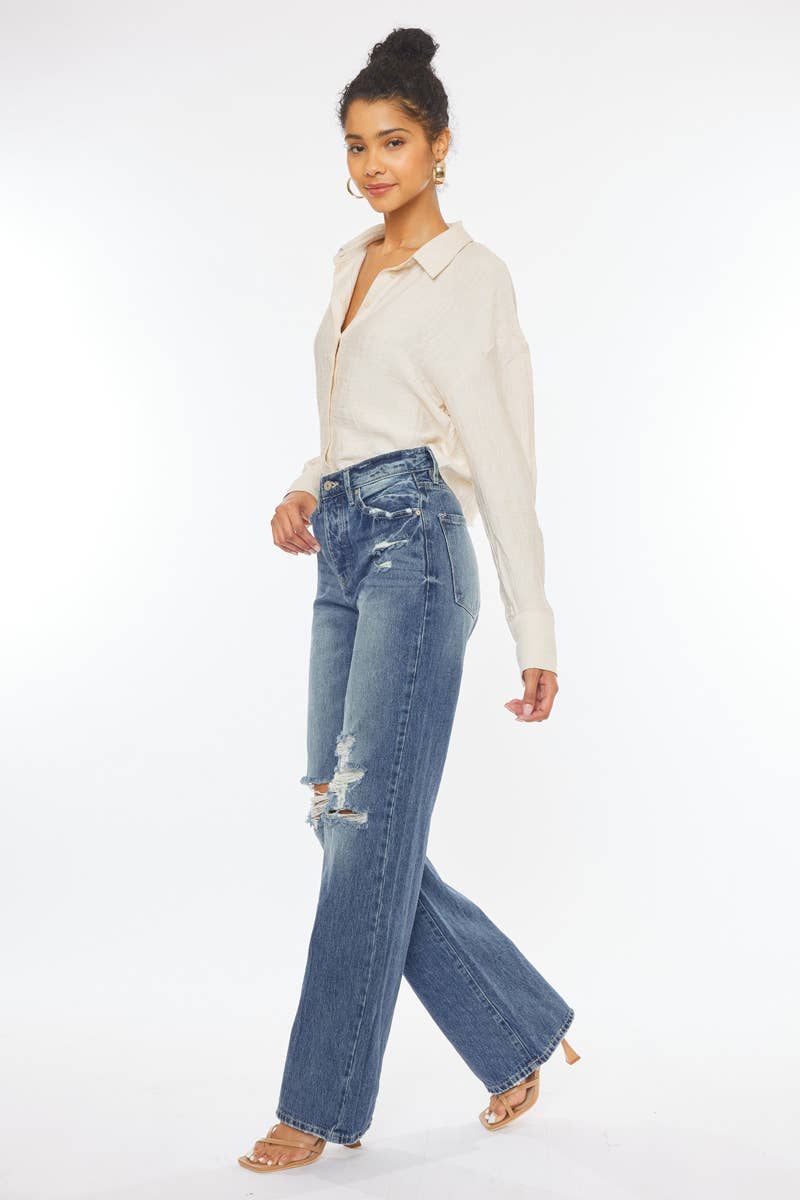KANCAN WIDE LEG ULTRA HIGH RISE JEAN
