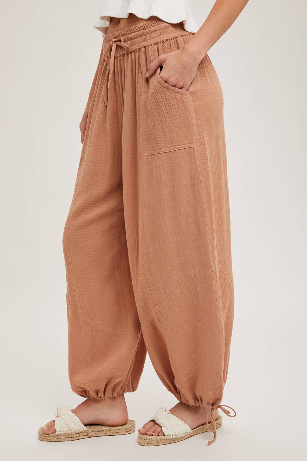 JOGGER HAREM DRAWSTRING PANTS