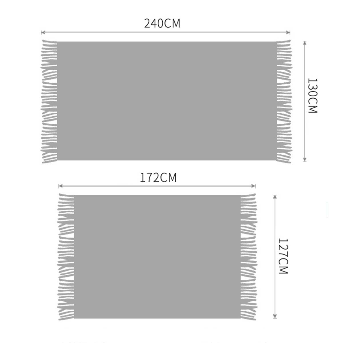 LIGHTWEIGHT SOFT AND COMFORTABLE KNIT BLANKET