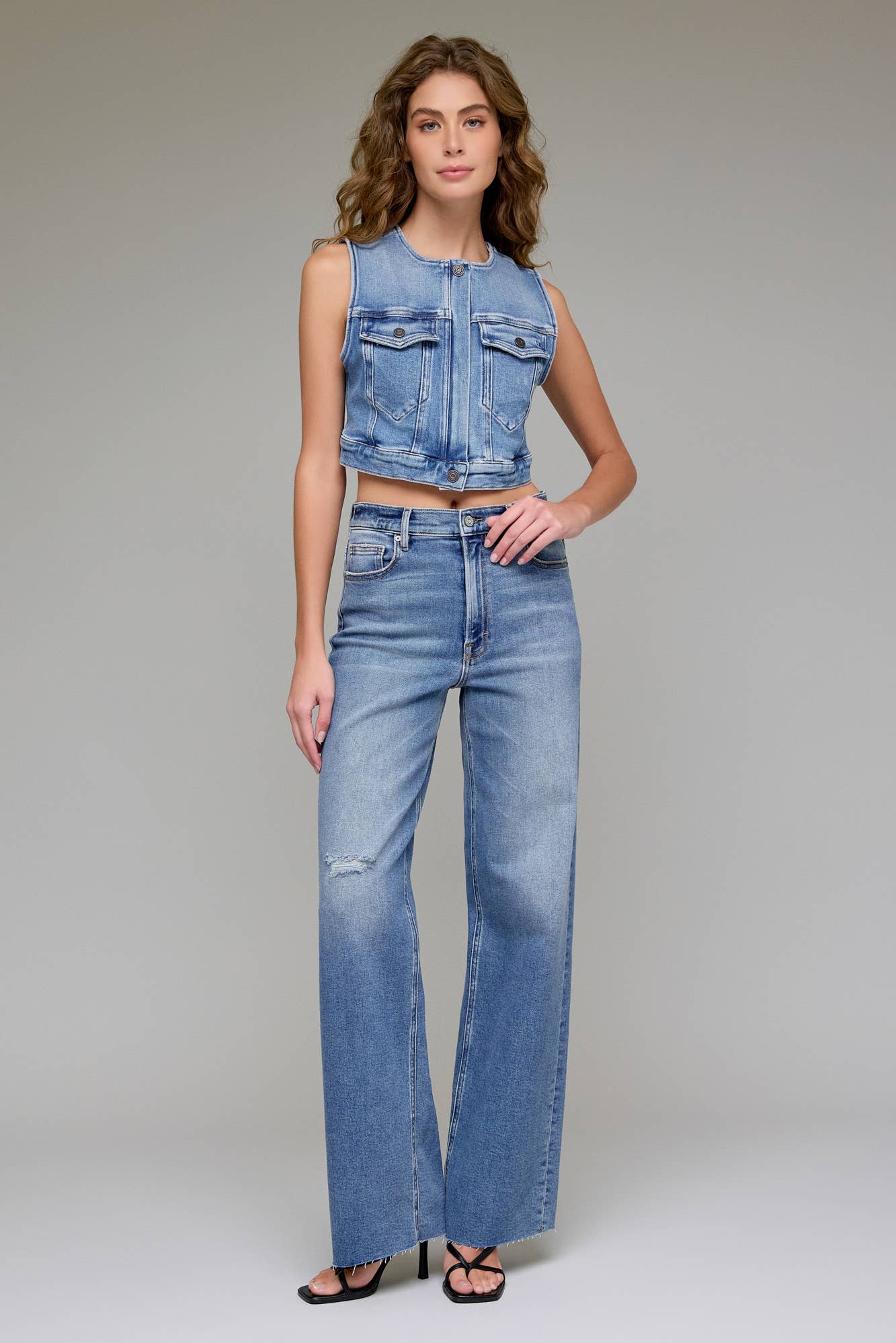 Hidden Medium Dark Stretch 33" Inseam Dad Jean