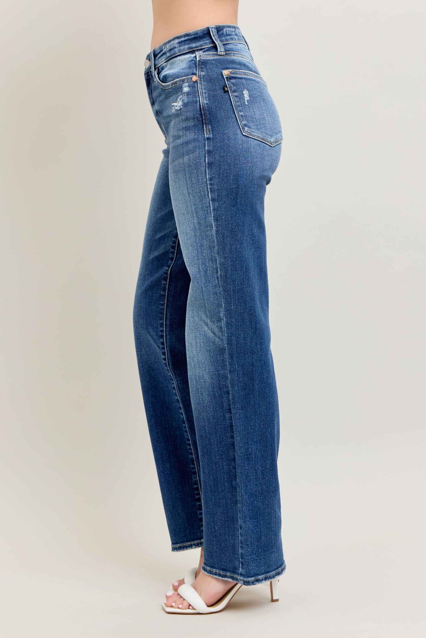 Judy Blue Dark Wash 90's Straight Leg