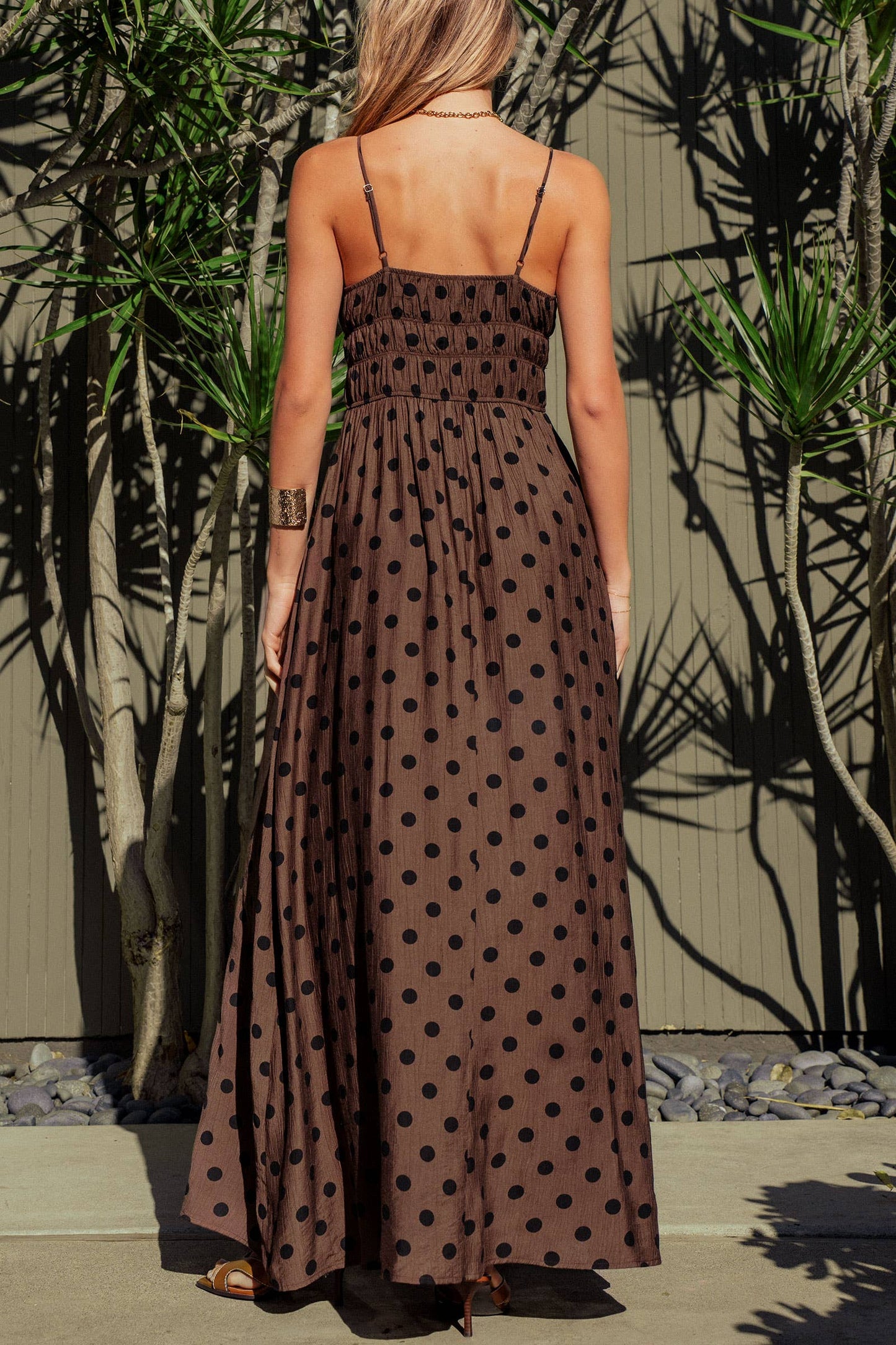 Polka Dot Maxi Dress