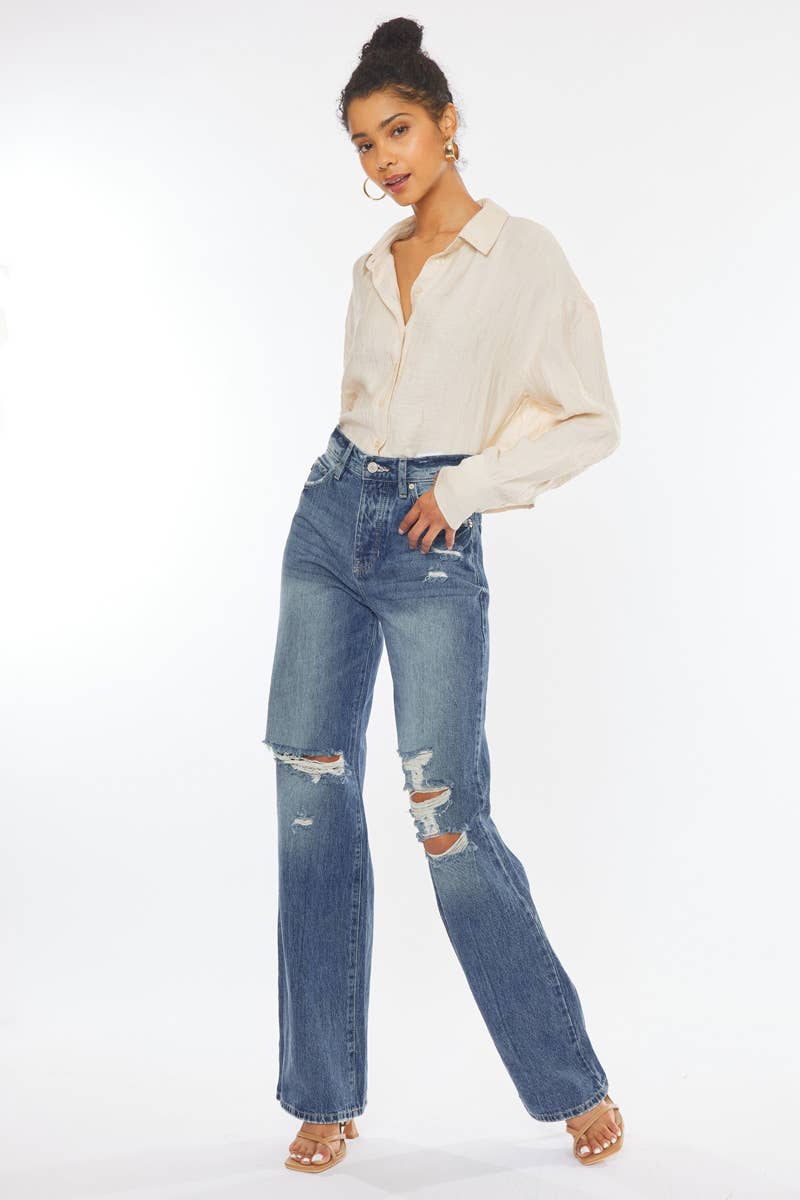 KANCAN WIDE LEG ULTRA HIGH RISE JEAN