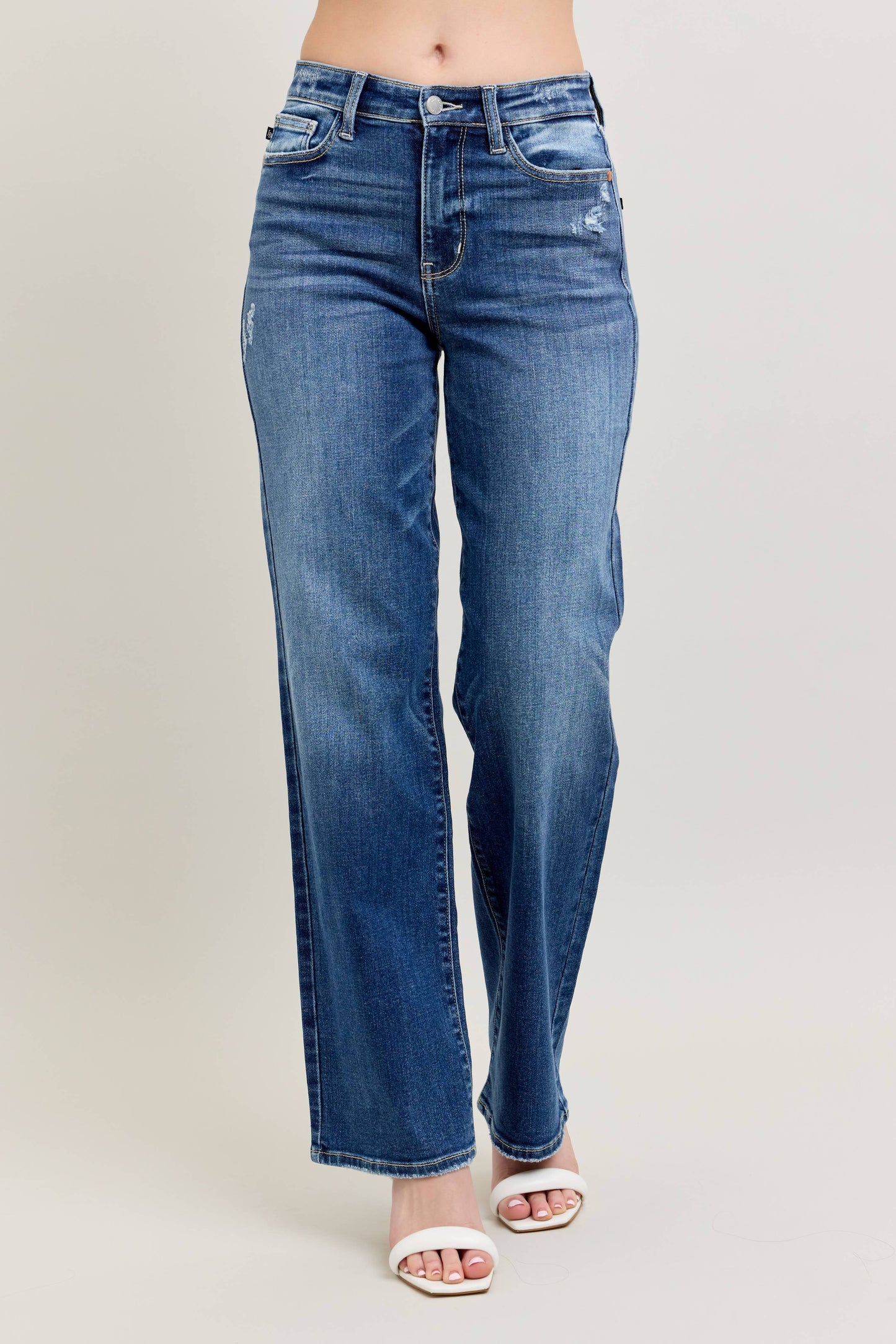 Judy Blue Dark Wash 90's Straight Leg