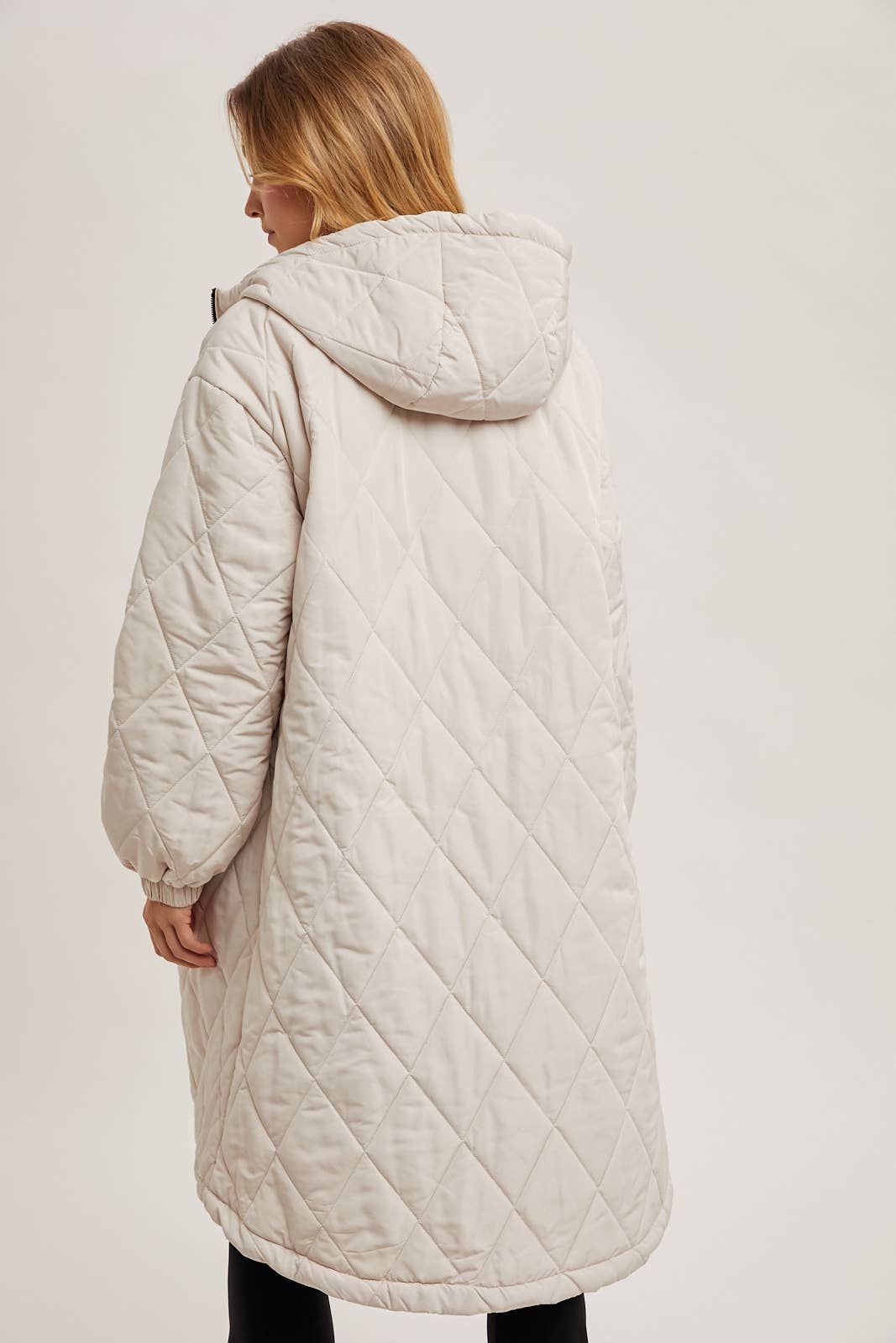 LONGLINE QUILTED PUFFER JACKET