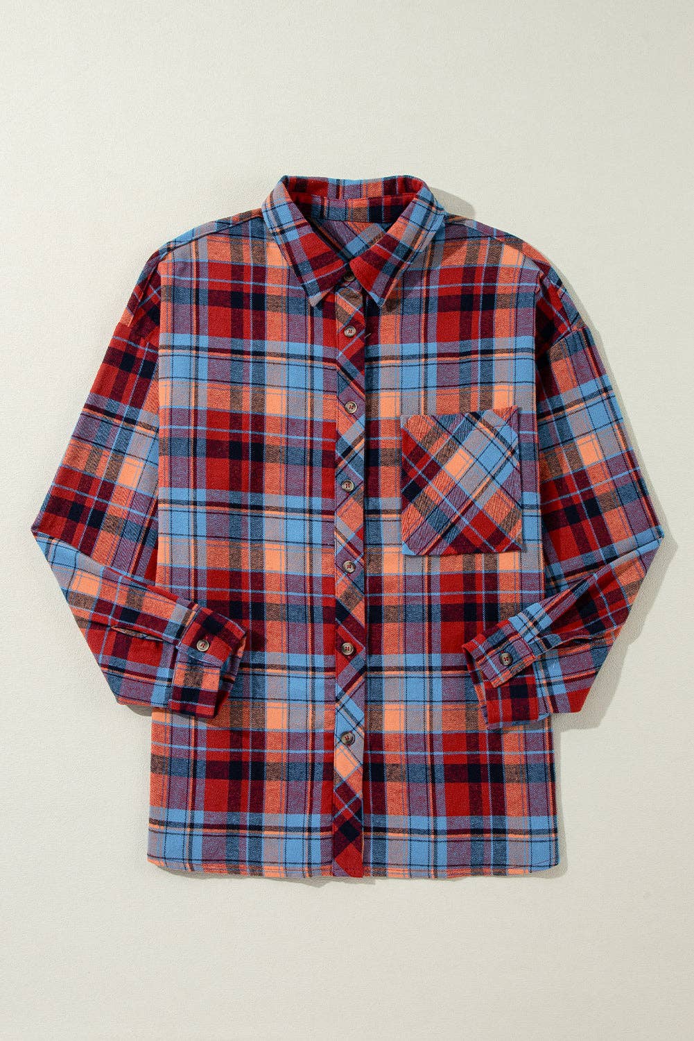 Women's Plaid Loose Vintage Shirt
