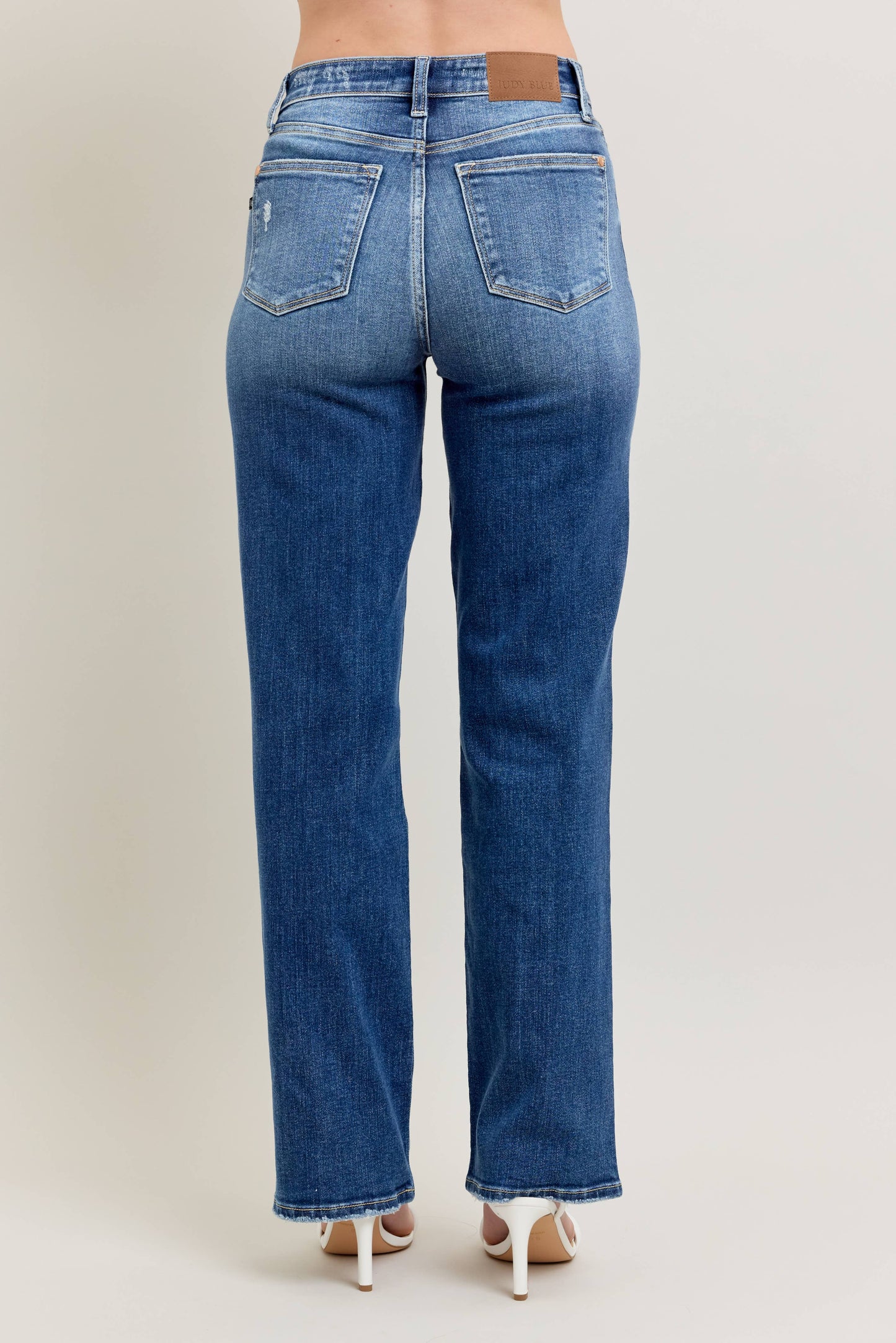 Judy Blue Dark Wash 90's Straight Leg