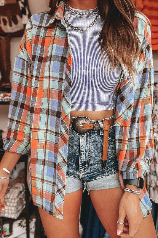 Women's Plaid Loose Vintage Shirt