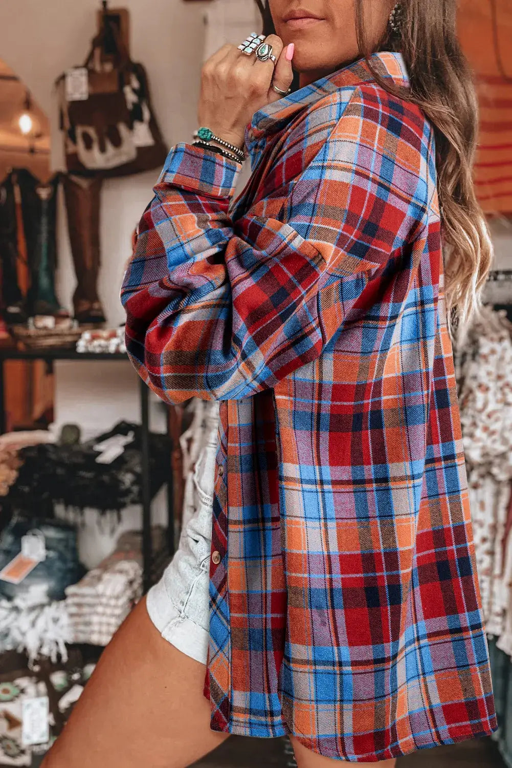 Women's Plaid Loose Vintage Shirt