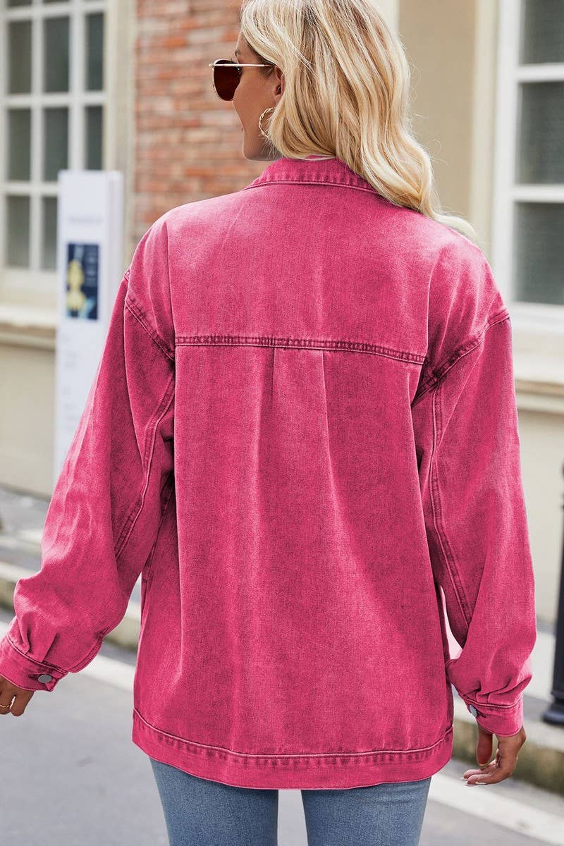 VINTAGE WASHED DENIM JACKET