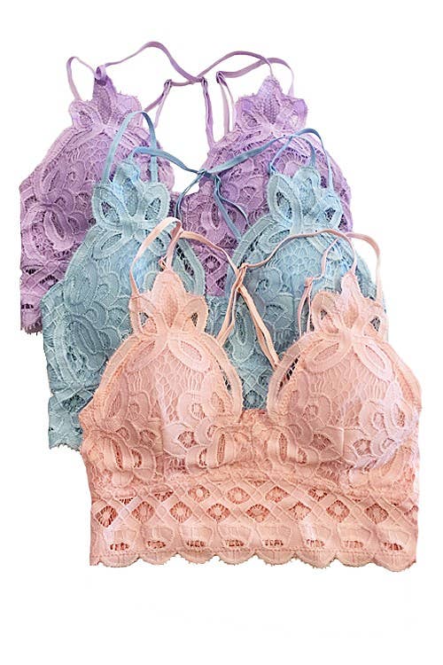 Scalloped Lace Cami Bralette