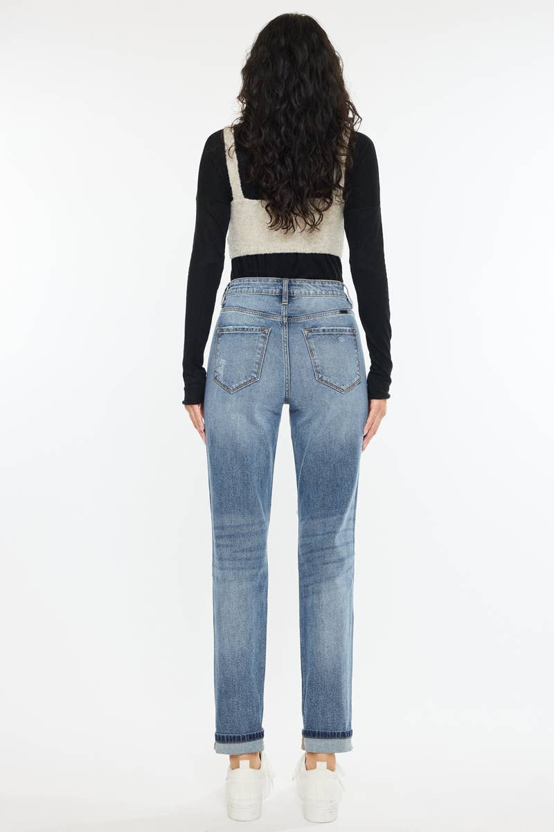 KanCan High Rise Mom Jean