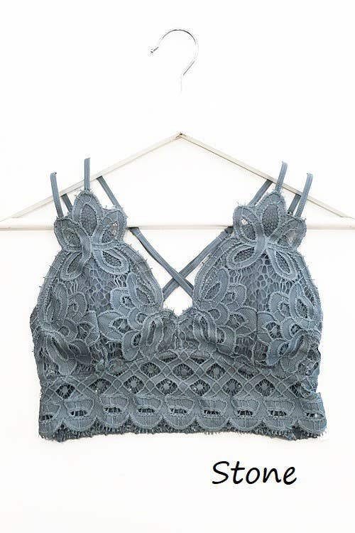 Scalloped Lace Cami Bralette