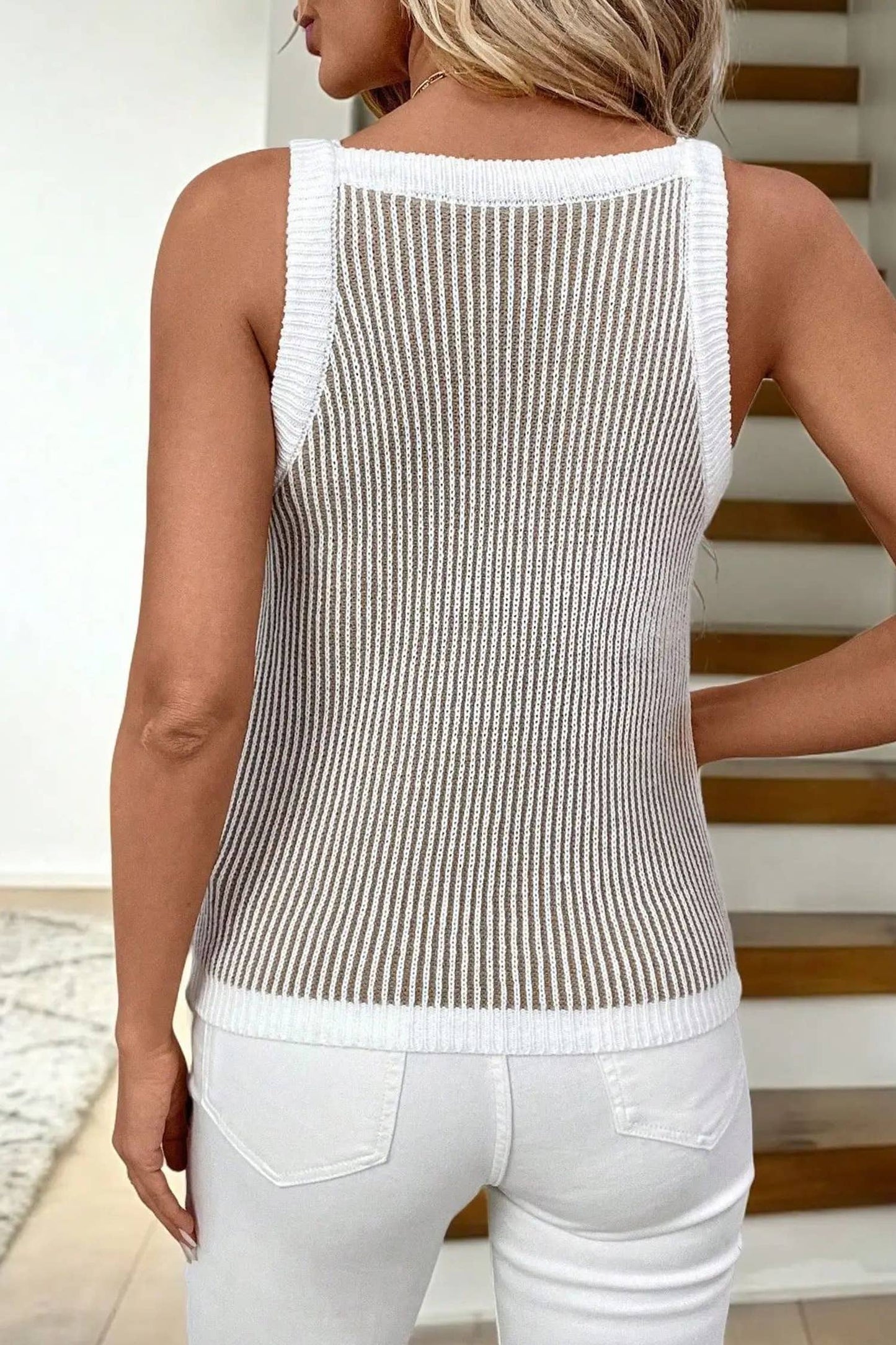 Knit Sweater Tank Top
