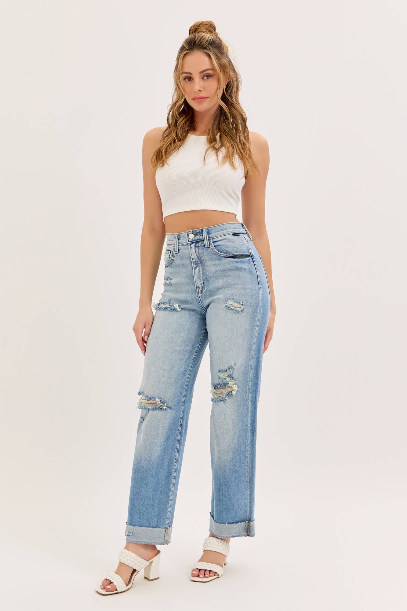 Cello High Rise Dad Jean