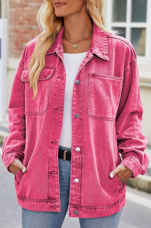 VINTAGE WASHED DENIM JACKET