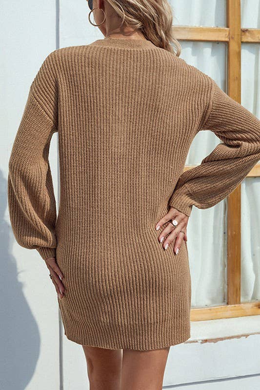 WOMEN’S LONG LENGTH SWEATER/DRESS