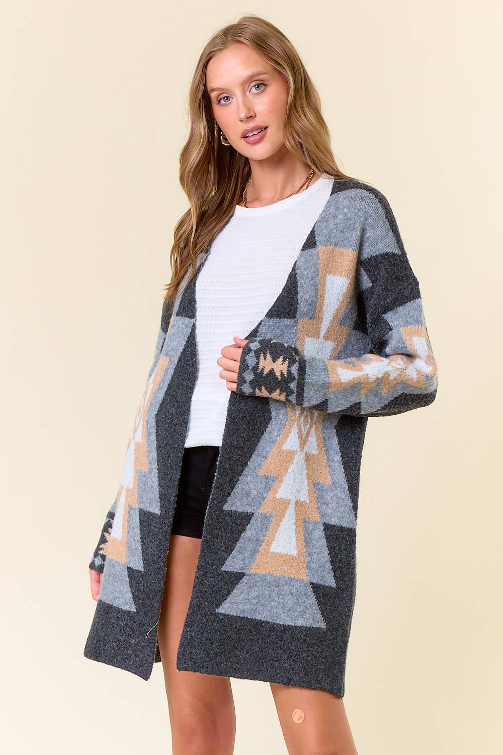 AZTEC SWEATER CARDIGAN