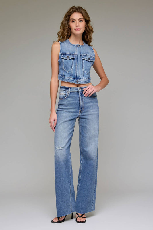 Hidden Medium Dark Stretch 33" Inseam Dad Jean