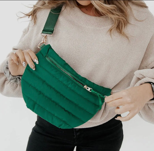 PUFFER BELT BAG