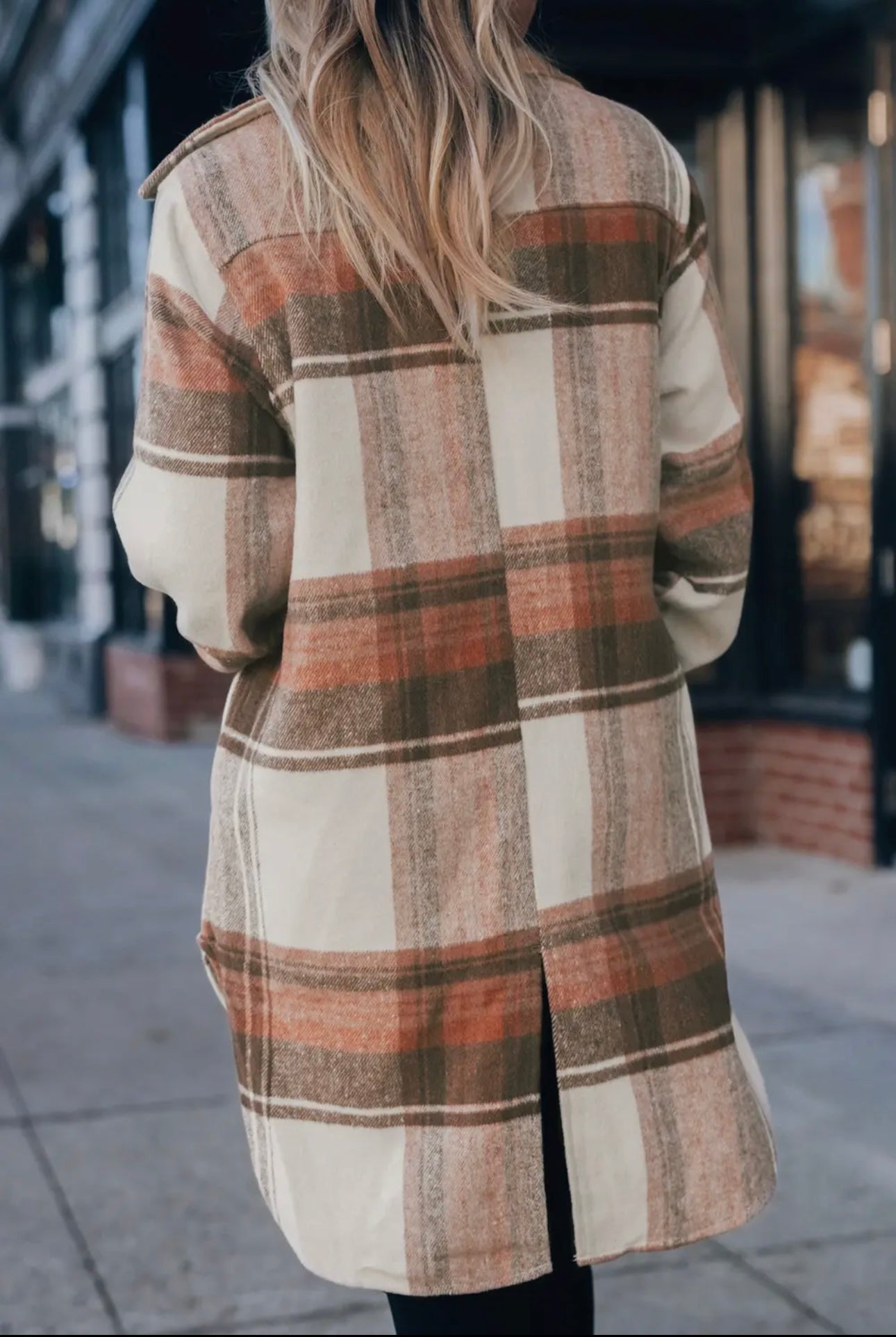 Plaid Long Shacket