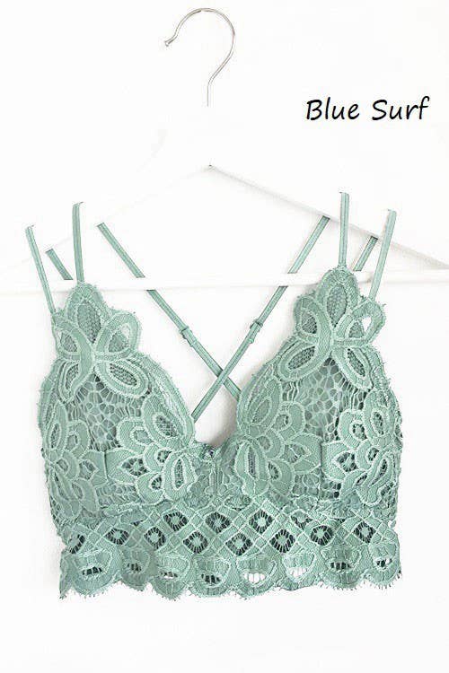 Scalloped Lace Cami Bralette