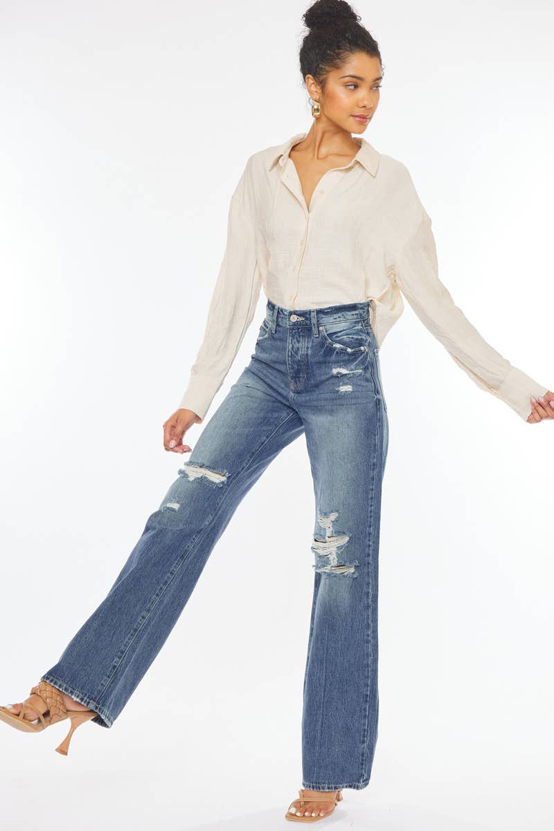 KANCAN WIDE LEG ULTRA HIGH RISE JEAN