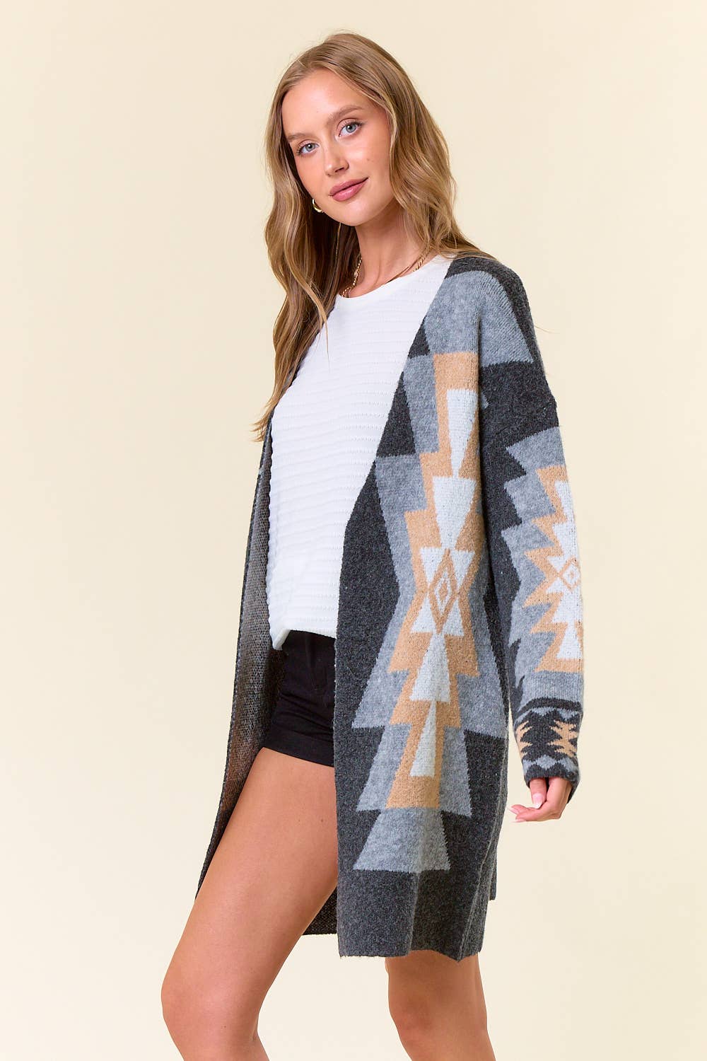 AZTEC SWEATER CARDIGAN