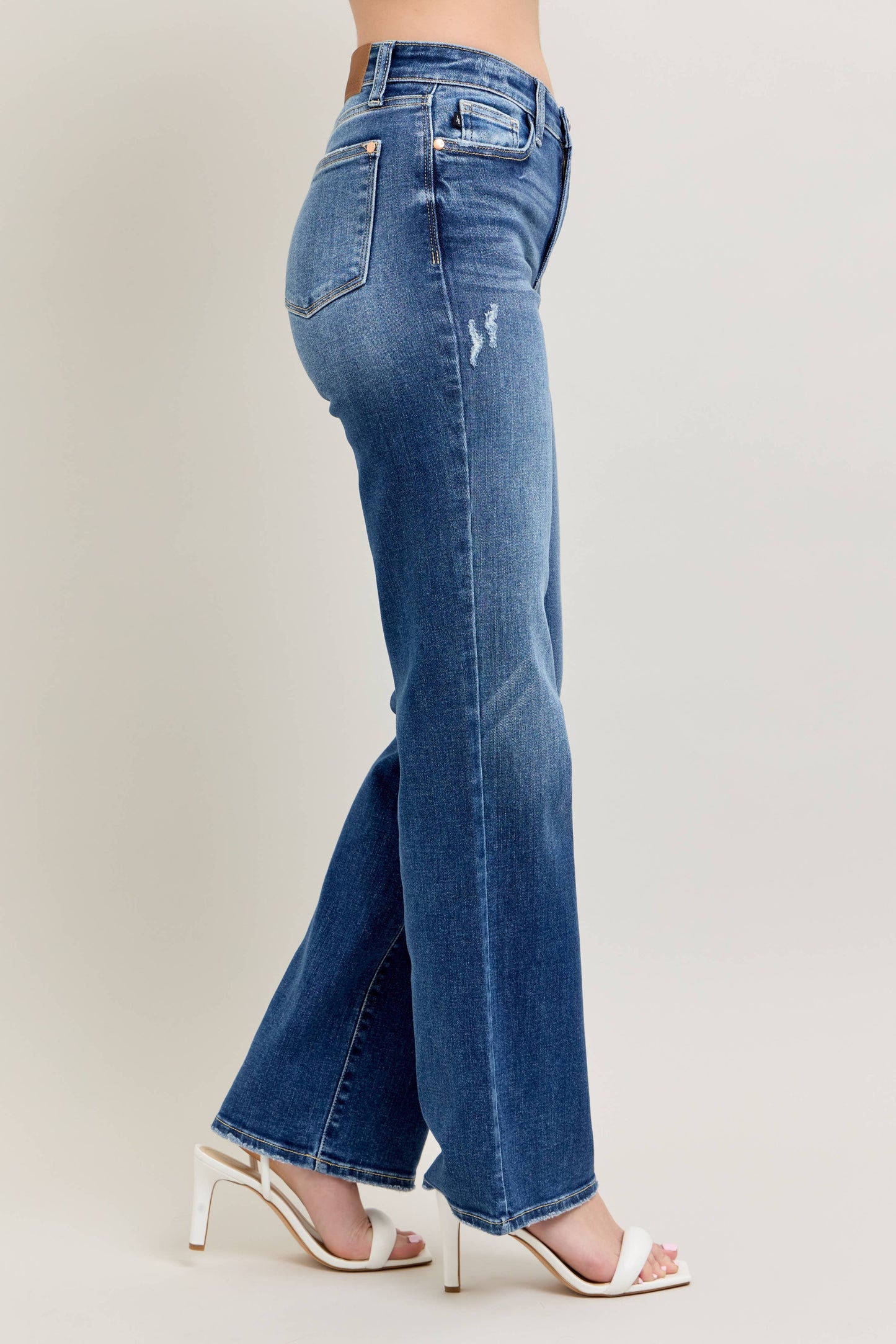 Judy Blue Dark Wash 90's Straight Leg