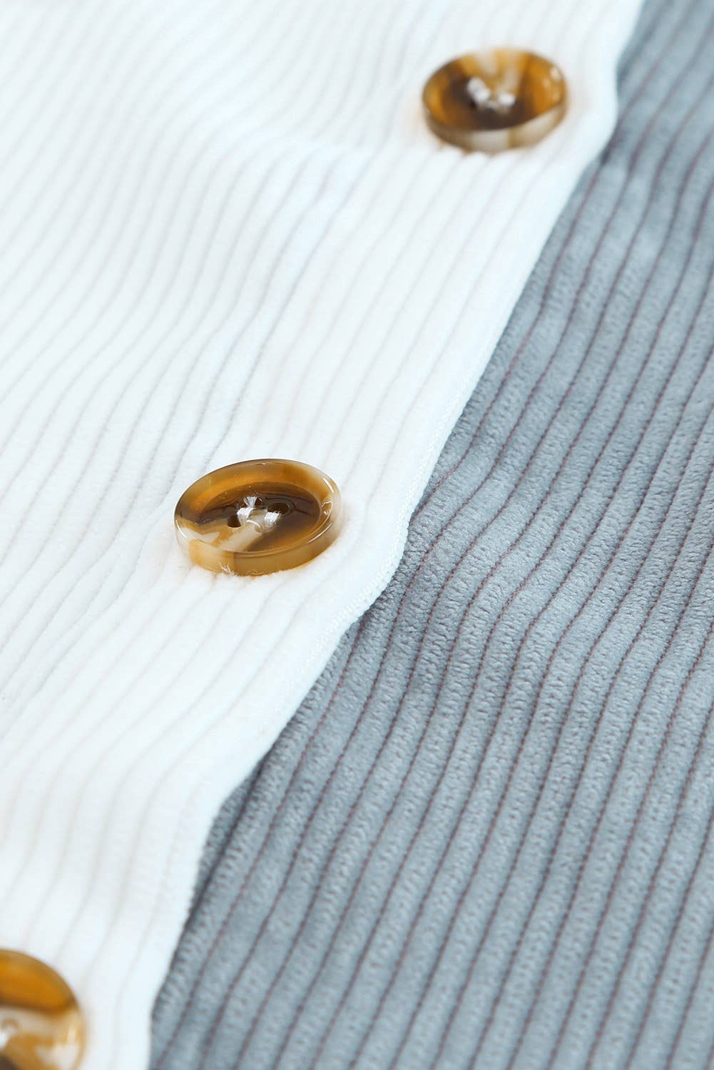 Corduroy Button Down Shirts Long Sleeve with Pocket