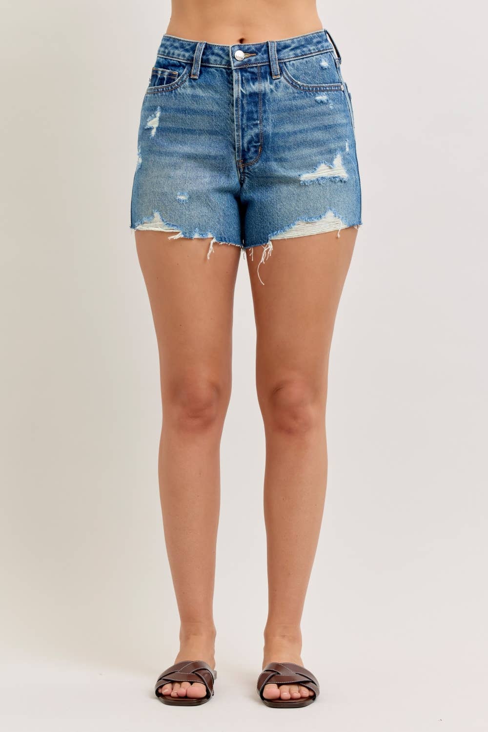 Judy Blue High Waist Rigid Magic Cut Off Short