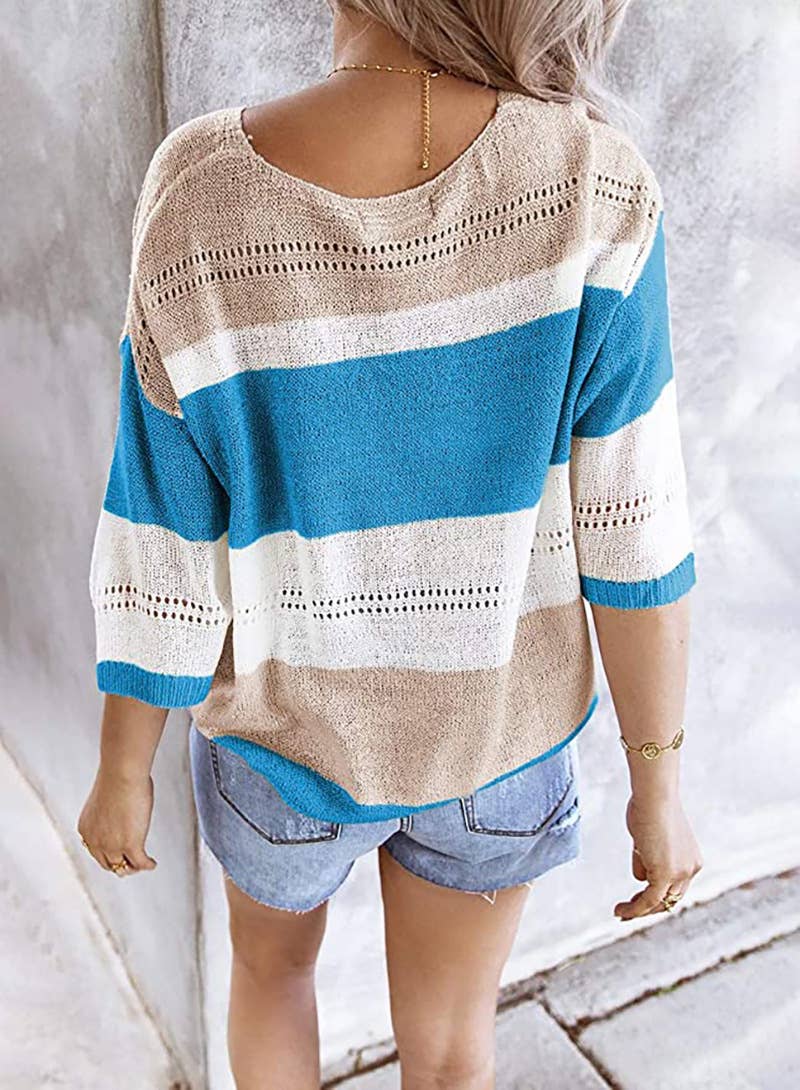 CUT-OUT SWEATER