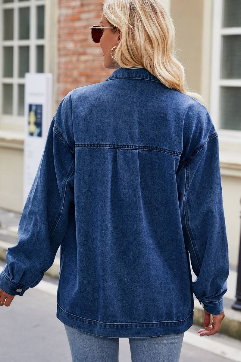 VINTAGE WASHED DENIM JACKET