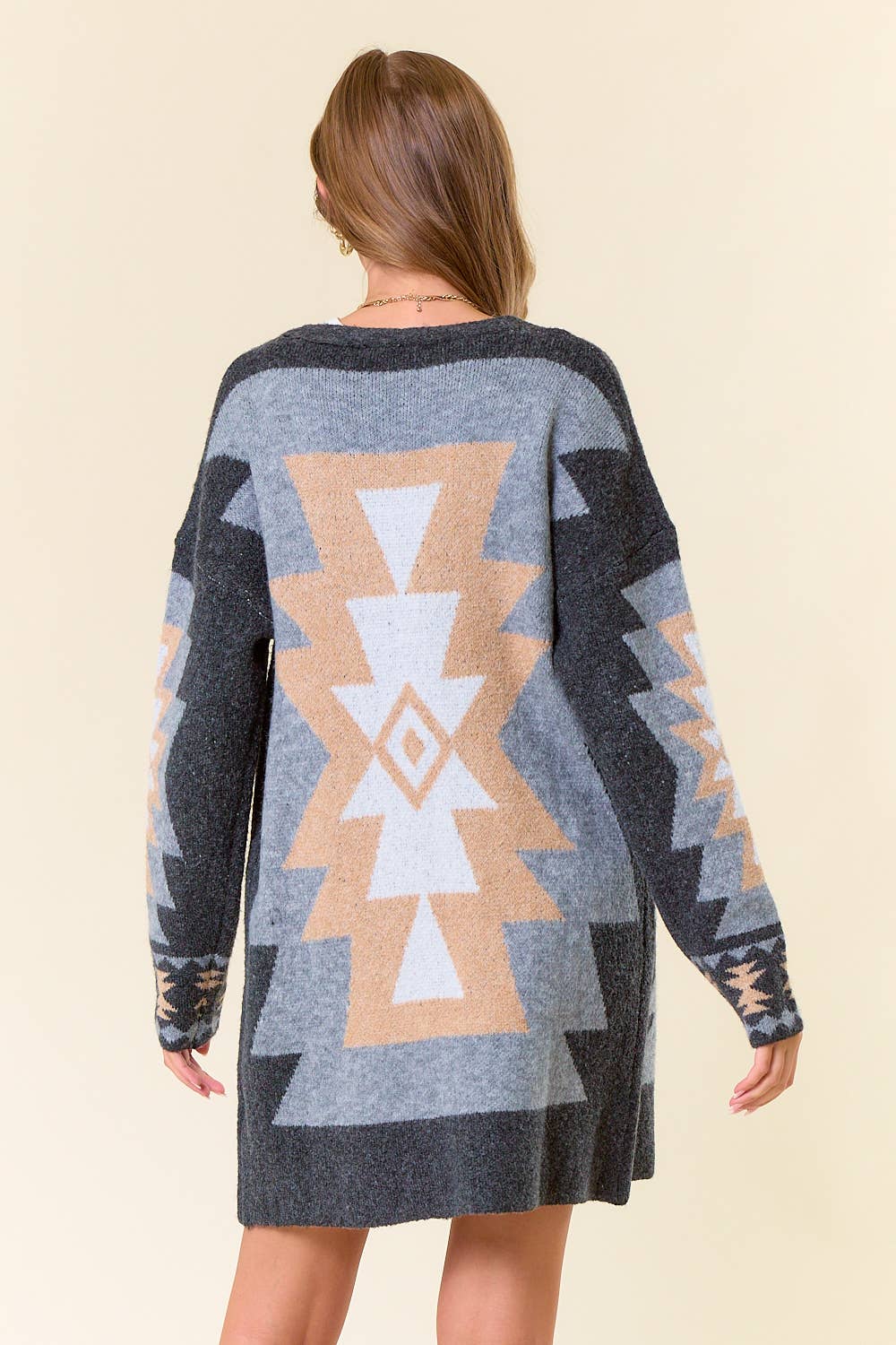 AZTEC SWEATER CARDIGAN